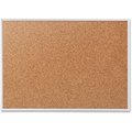 Quartet Cork Board, 3/4" Frame Face, 3'x2', Aluminum Frame QRT2303